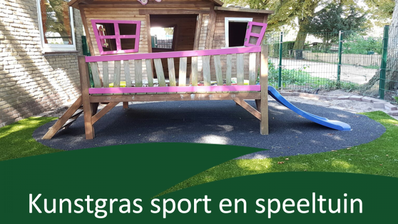 kunstgras speeltuin