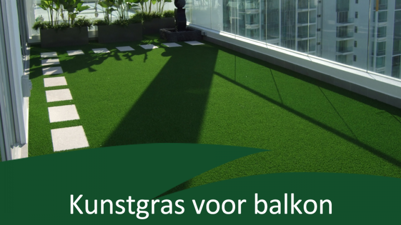 Kunstgras op balkon