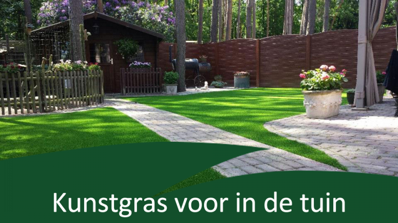 Kunstgras in de tuin